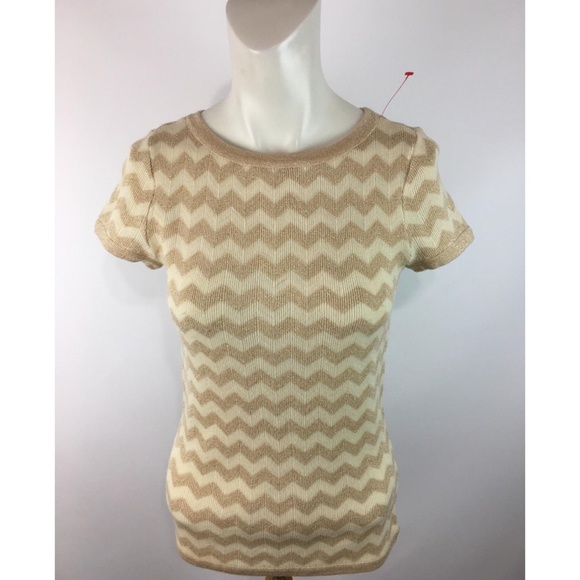 Lilly Pulitzer Tops - NWT Lilly Pulitzer Dazzle Stripe Metallic Shirt